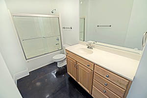 The Kirkwood, Uptown Senate, bathroom 2 has a spacious sink.