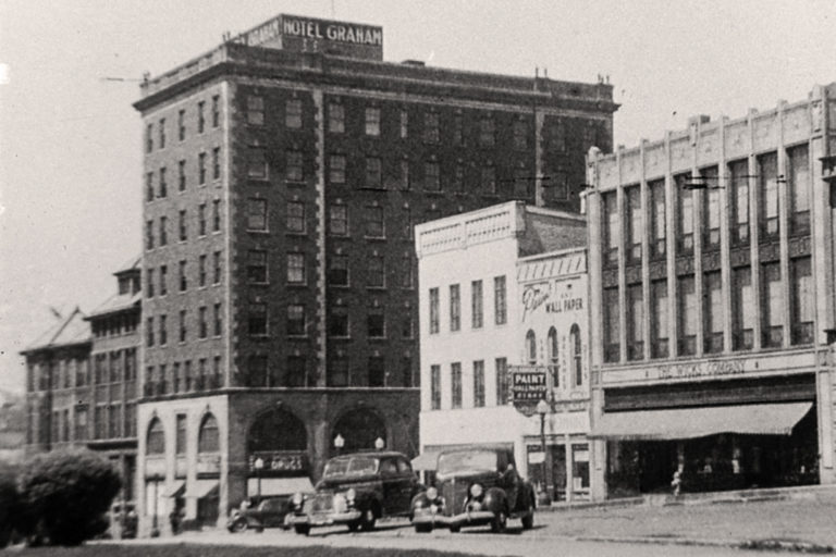 Photograph of Hotel Graham, circa 1930s.