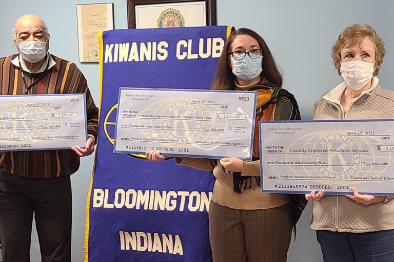 Kiwanis helps blind kids and teen girls with successful non-event.