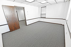 Graham Plaza, Suite 314, Private Office can be accessed through the reception area.