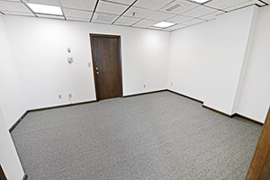 Graham Plaza, Suite 314, provides a spacious reception area