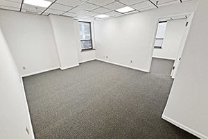 Graham Plaza, suite 315, provides a spacious reception area with two windows. Leads to two private offices.