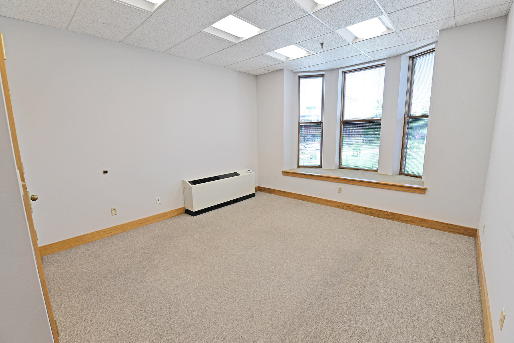 Fountain Square, Suite 213, private office number 1, overlooks the downtown